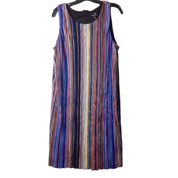Ronni Nicole Dresses & Skirts - Ronni Nicole Rainbow Striped Sleeveless Lined Dress 16
